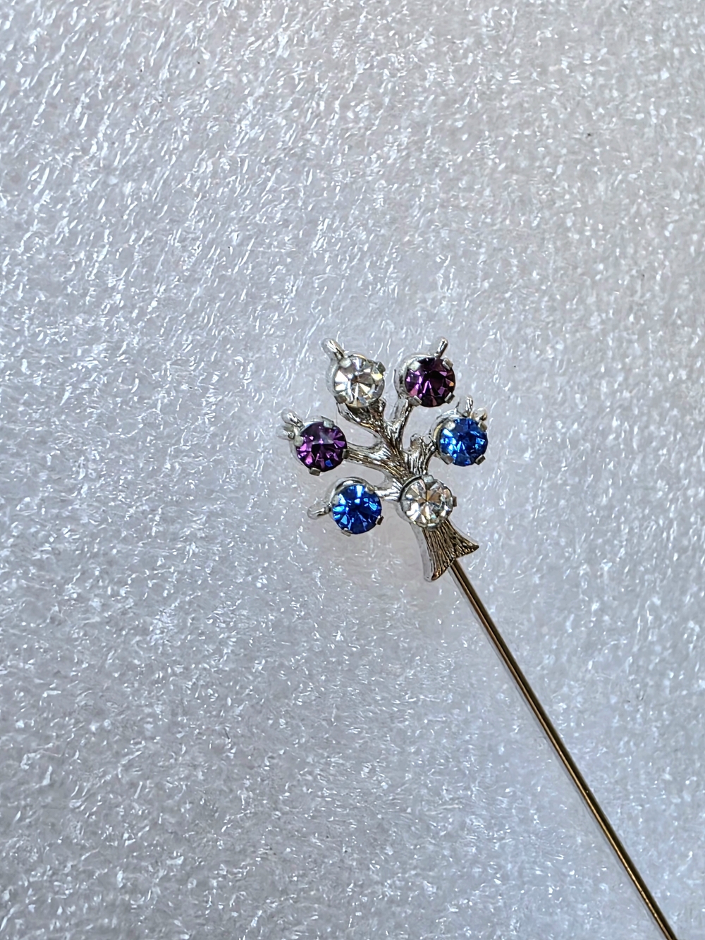 vintage Anson "Family Tree of Life" stick pin - Picture 4 of 12